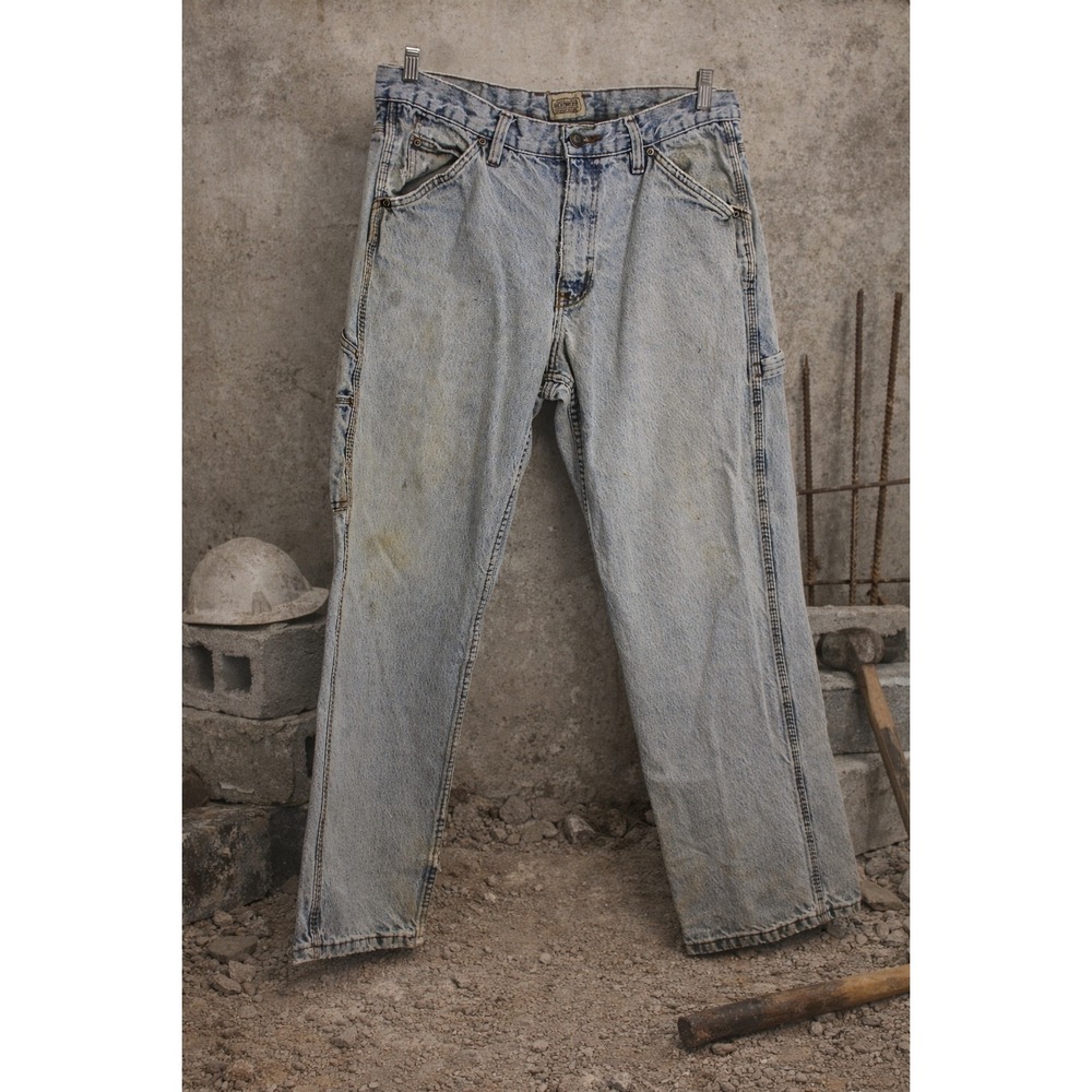Schmidt Workwear Trashcore Carpenter Jeans Distressed 34x30 19 R248 1F Streetear